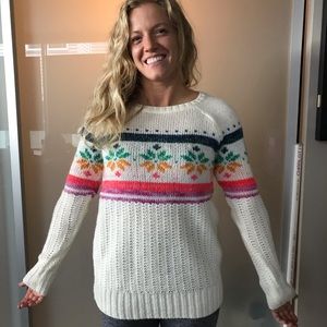 American Eagle Fair Isle Jegging Sweater